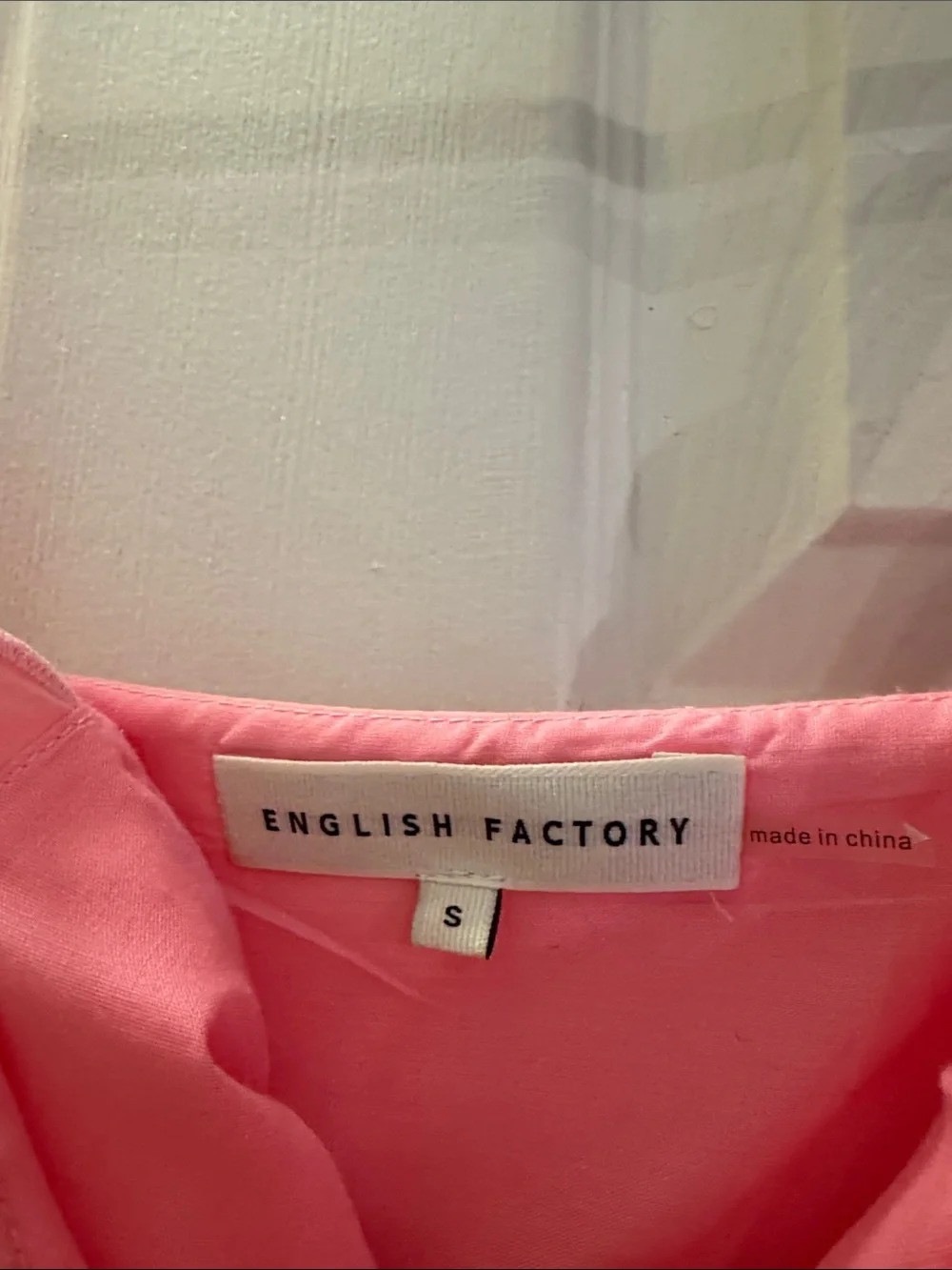 English Factory color block scalloped small midi dress - Picture 3 of 3